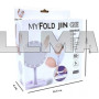 Зеркало для макияжа с LED подсветкой круглое My Fold Jin Ge JG-988